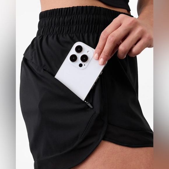 Mesh Racer Run Mid Rise 4" Short size M - Picture 3 of 8